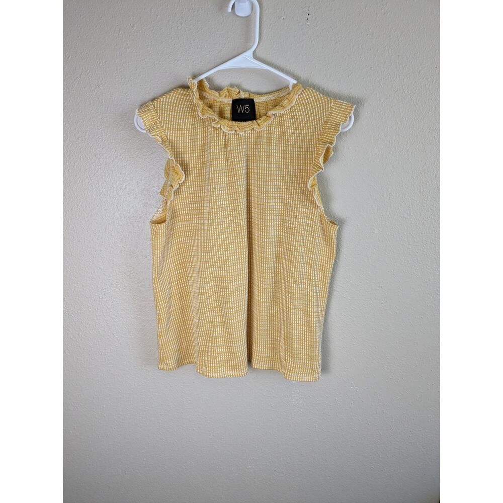 W5 Blouse Yellow Stripe size‎ Large